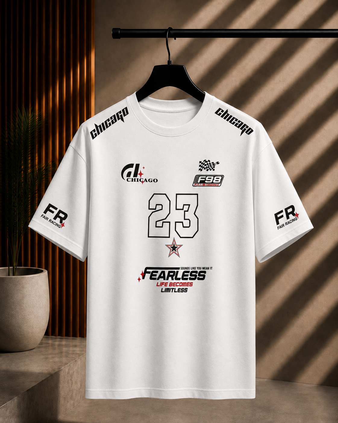 Unisex Chicago 23 Fair Racing T-Shirt