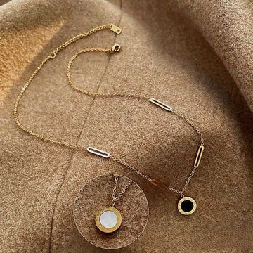 Dual-Face Bulgarian Pendant Necklace